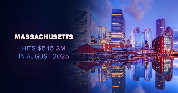 Massachusetts Sports Betting Hits $545.3M in August 2025
